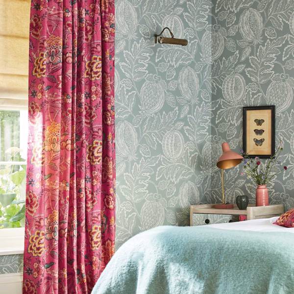 Cantaloupe English Grey Wallpaper by Sanderson