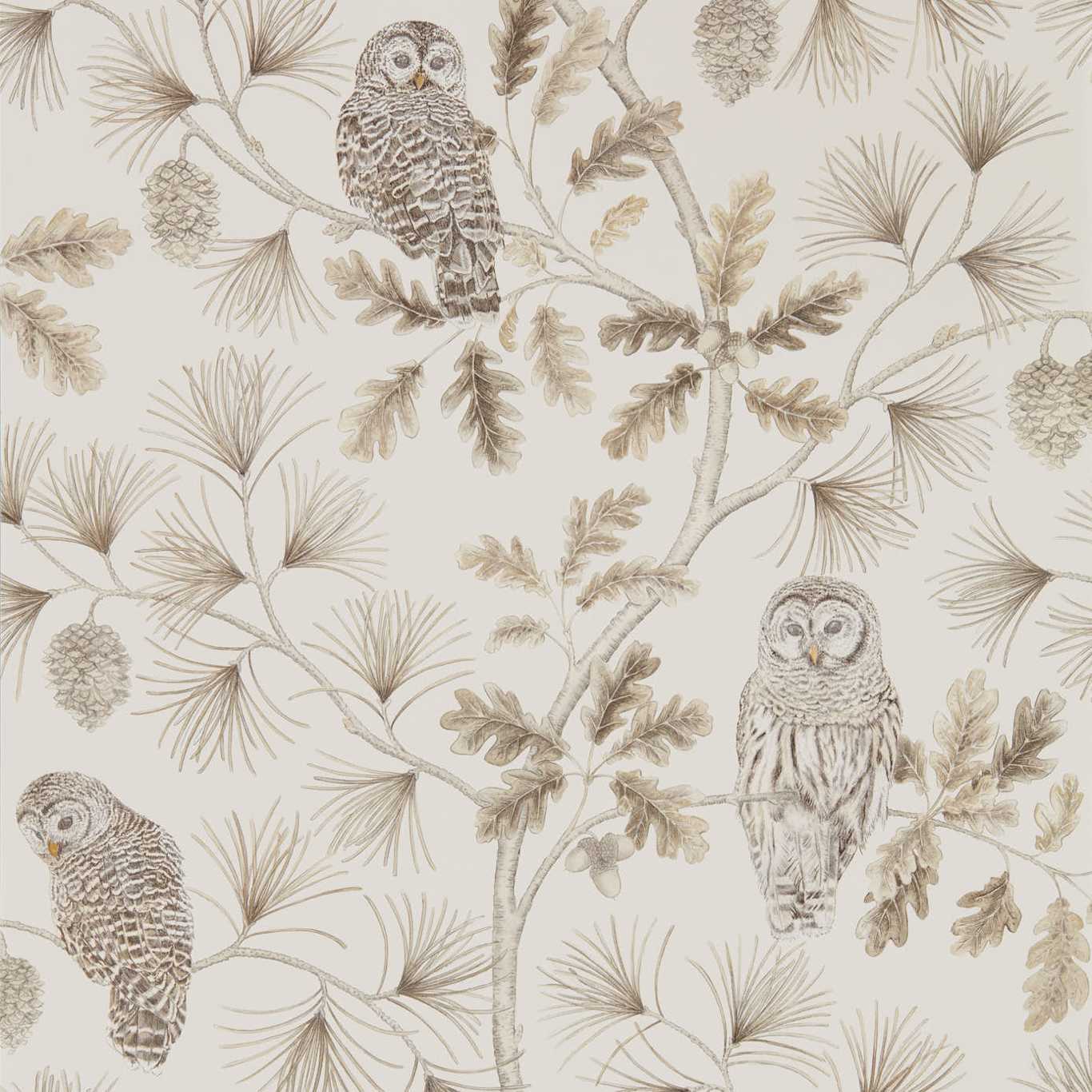 Owlswick Linen Wallpaper by SAN