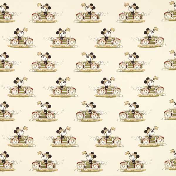 Minnie On the Move Babyccino Fabric by Sanderson